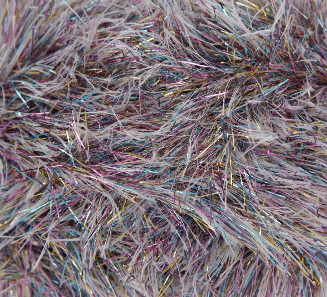 King Cole Tinsel Chunky Eyelash Knitting Yarn Sparkly Glitter Craft Wool 50g