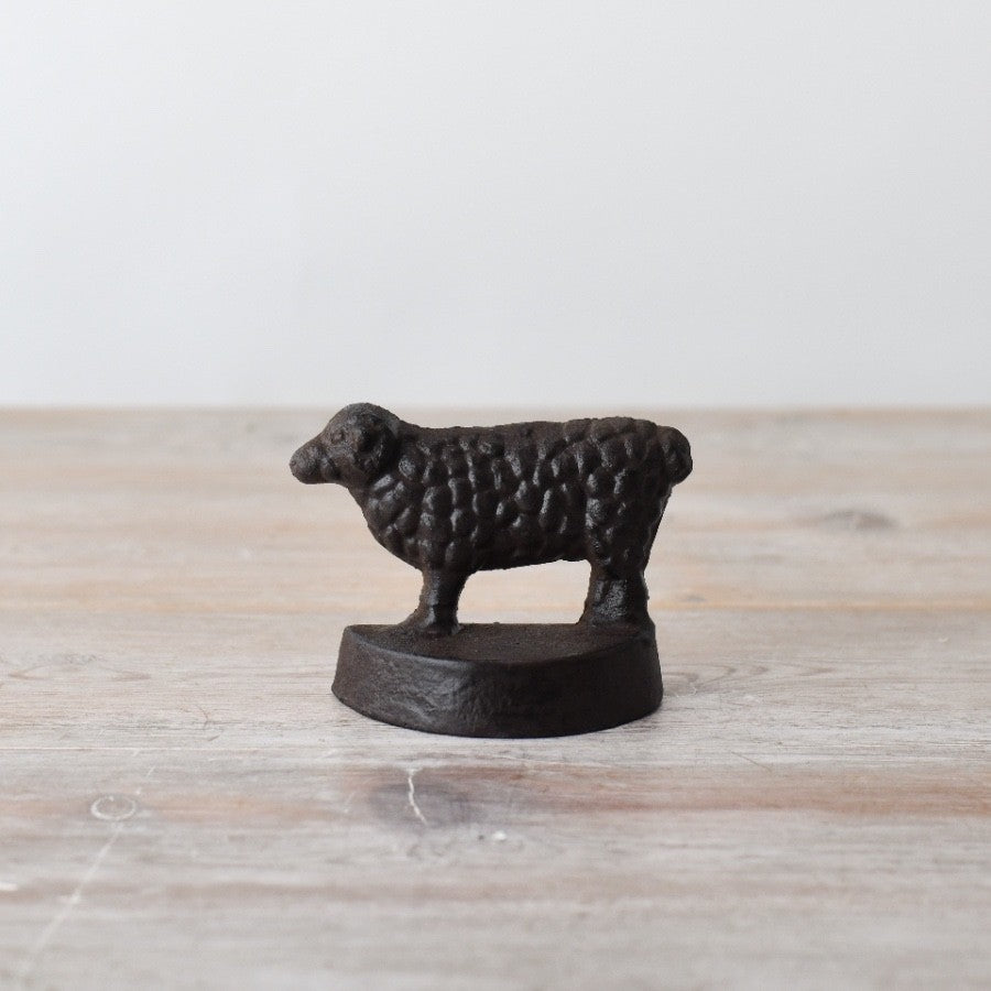 Cast Iron Sheep Doorstop Ewe 10.5cm X 8.5cm X 8cm