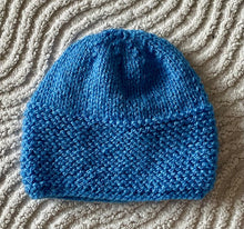 Load image into Gallery viewer, Hand Knitted Baby  Hat - Beanie Hat - Newborn
