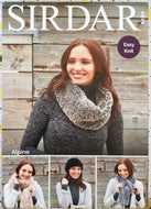 Sirdar Knitting Pattern 8206 - Ladiy’s Accessories  in Sirdar Alpine