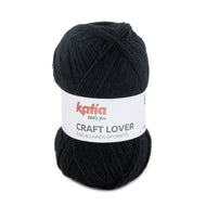 Katia DK Wool Yarn 50g - Black (2) - 70% Acrylic, 30% Wool