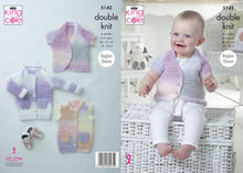 Load image into Gallery viewer, King Cole DK Double Knitting pattern 5142 Baby Cardigans &amp; Gilet 18-24 ins
