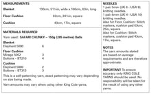 Load image into Gallery viewer, King Cole Chunky Knitting pattern 5935 Blanket &amp; Cushions in Safari Chunky
