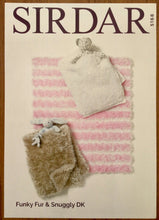 Load image into Gallery viewer, Sirdar knitting pattern 5168 - Blankets in Funky Fur &amp; Snuggly DK #1
