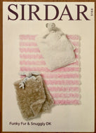 Sirdar knitting pattern 5168 - Blankets in Funky Fur & Snuggly DK #1