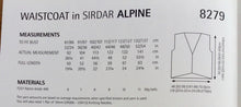 Load image into Gallery viewer, Sirdar knitting pattern 8279 - Waistcoat in Alpine #1
