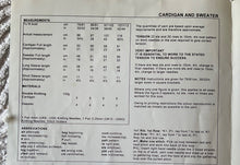 Load image into Gallery viewer, Berkertex DK Knitting Pattern 4427 Womens Sweater &amp; Cardigan 30-44 ins
