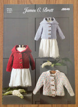 Load image into Gallery viewer, James C Brett Chunky Knitting Pattern JB649 - Cardigans - 14-22 ins
