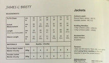 Load image into Gallery viewer, James C Brett Chunky Knitting Pattern JB768 Jackets in Marble Chunky 22-32 ins
