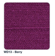 Wendy Supreme DK Knitting Crochet Yarn Wool Pack -5x100g Balls WD13 Berry