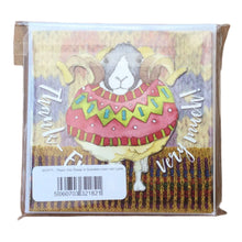 Load image into Gallery viewer, Emma Ball Sheep in Sweaters Thank You Mini Card Pack of 10
