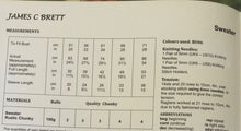 Load image into Gallery viewer, James C Brett chunky knitting pattern JB718 Girl’s Sweater #1

