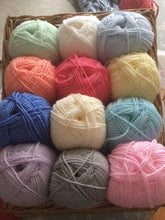 Load image into Gallery viewer, Cygnet Kiddies Supersoft Baby DK 100g Acrylic Wool, Soft DK Double Knitting Wool
