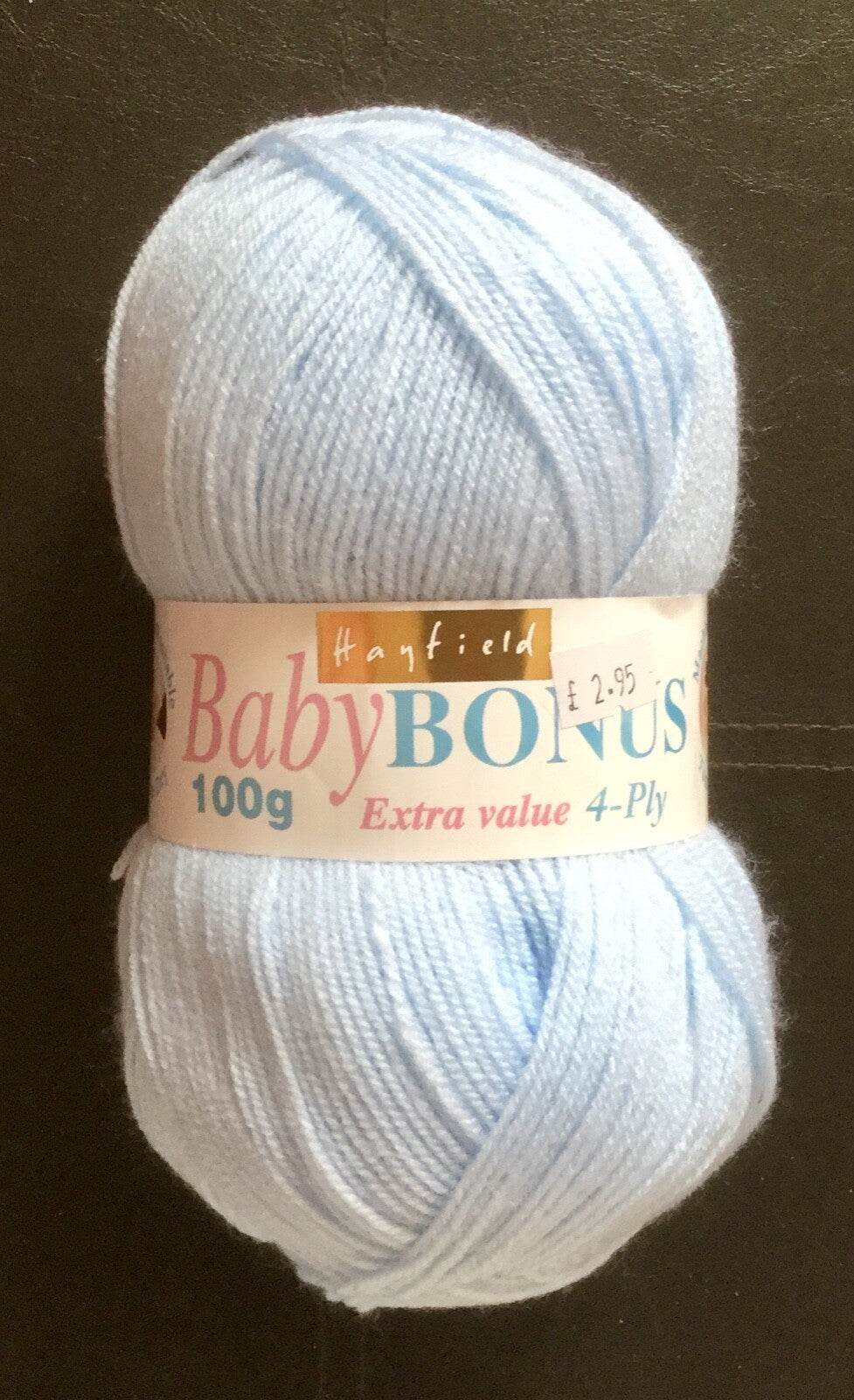 Hayfield Baby Bonus Extra Value 4 ply baby yarn 100g-Blue shade 0854,  #166
