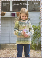 James C Brett double knitting pattern JB760 - Childs Sweater 20-28 ins