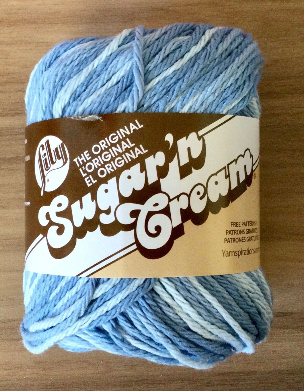 Lily - The Original Sugar ‘n Cream Cotton Knitting Wool / Yarn - Ombre - 56.7g