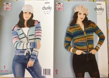 Load image into Gallery viewer, King Cole Chunky Knitting pattern 5934 - Safari -  Cardigans - 32-50 ins
