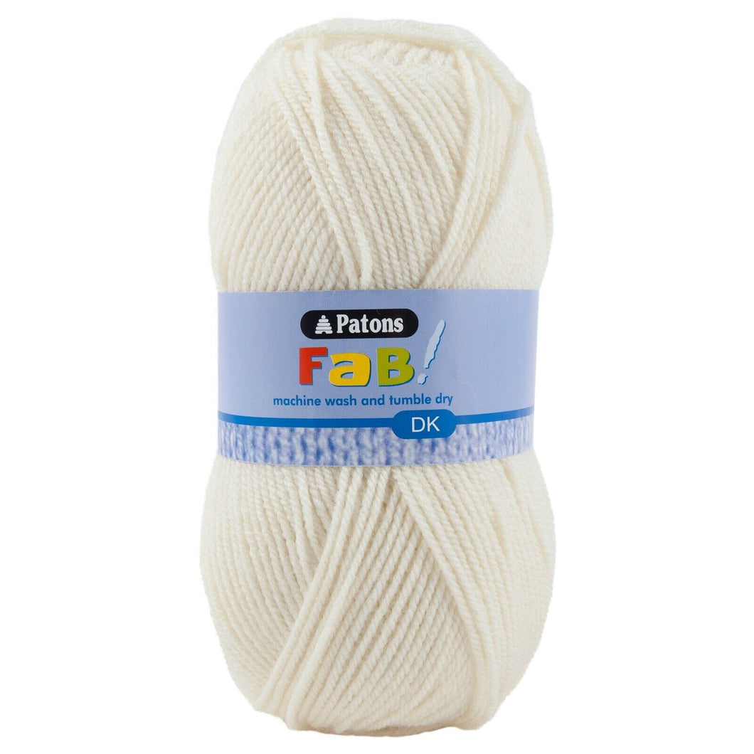 Patons Fab DK acrylic wool/yarn - Cream (2307)