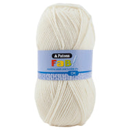 Patons Fab DK acrylic wool/yarn - Cream (2307)