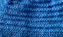 Load image into Gallery viewer, HAND KNITTED BABY BOYS HAT BEANIE 0-3 months blue BRAND NEW
