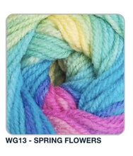 Load image into Gallery viewer, Wendy GIGGLES DK Acrylic Multicolour Multi-tonal Baby Knitting Yarn 100g
