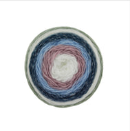 King Cole Curiosity DK Wool/Yarn Cake Self Striping Knitting Summer Haze - 150g