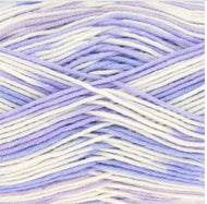 King Cole Cherish Baby DK 100% Acrylic Self Patterning Yarn Bilberry
