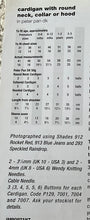 Load image into Gallery viewer, Peter Pan DK knitting pattern P1085 Cardigan 12-22ins

