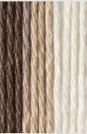 Lily -  Sugar ‘n Cream Cotton Knitting Wool/Yarn -  Chocolate Ombre - 56.7g