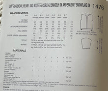 Load image into Gallery viewer, Sirdar  DK knitting pattern 4847 -Boys  Cardigans - 16-22 ins
