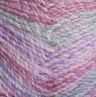 James C. Brett Marble Chunky 200g Acrylic Knitting Crochet  Wool Yarn Lilac Blush