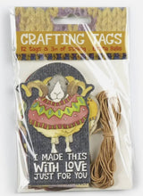 Load image into Gallery viewer, Emma Ball Crafting Tags - (Pack Of 12) - Sheep in Sweaters
