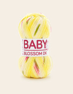 Hayfield Baby Blossom DK Knitting Crochet Yarn Wool 100g Pretty Primrose