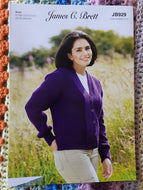 James C Brett Aran knitting pattern JB929 Ladies Cardigan 32-50ins