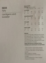 Load image into Gallery viewer, Jenny Watson 4 ply knitting pattern 5034 - Babies’ Cardigans &amp; Sweater
