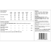 Load image into Gallery viewer, King Cole Aran Knitting pattern 6221 Cardigans in Crescendo Aran 24-42 ins
