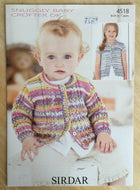 Sirdar DK Knitting Pattern 4518 - Cardigans  - 16-26 ins