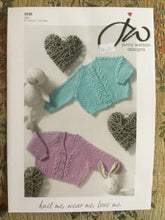 Load image into Gallery viewer, Jenny Watson 4 ply knitting pattern 5036 - Babies’ Cardigans
