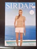 Sirdar DK Knitting Pattern 7912 - Ladies Tops 32-54 ins