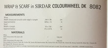 Load image into Gallery viewer,  Sirdar Colourwheel DK Crochet pattern 8082 Ladies’ Wrap &amp; Scarf
