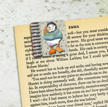 Load image into Gallery viewer, Emma Ball 4 Mini Page Markers Magnetic Book Mark - Woolly Puffins (PM03)
