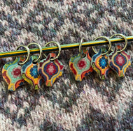 Stitch Markers (Set of 6) - Mystical Lanterns by Janie Crow