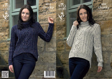 Load image into Gallery viewer, King Cole Chunky Knitting pattern 4035 Sweaters  28-46 ins
