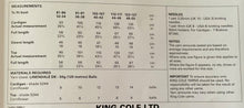 Load image into Gallery viewer, King Cole DK knitting pattern 5988 - Cardigan &amp; Top in Linendale DK - 32-50 ins
