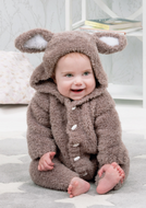 Peter Pan knitting pattern P1295 Bunny All-in-One Precious Chunky 16-22ins
