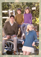 Sirdar DK Knitting Pattern 7396 - Family Sweaters - 24-46 ins