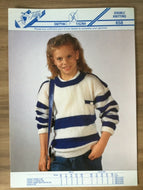 Teddy DK knitting pattern 658 - Girl’s Sweater -  26-34 ins
