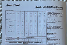Load image into Gallery viewer, James C Brett Chunky Knitting Pattern JB834 Sweater in Flutterby Chunky 16-26ins
