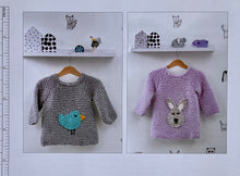 Load image into Gallery viewer, James C Brett Chunky Knitting Pattern JB832 Sweater in Flutterby Chunky 16-26ins
