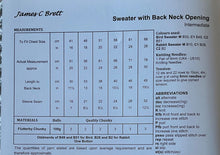 Load image into Gallery viewer, James C Brett Chunky Knitting Pattern JB832 Sweater in Flutterby Chunky 16-26ins
